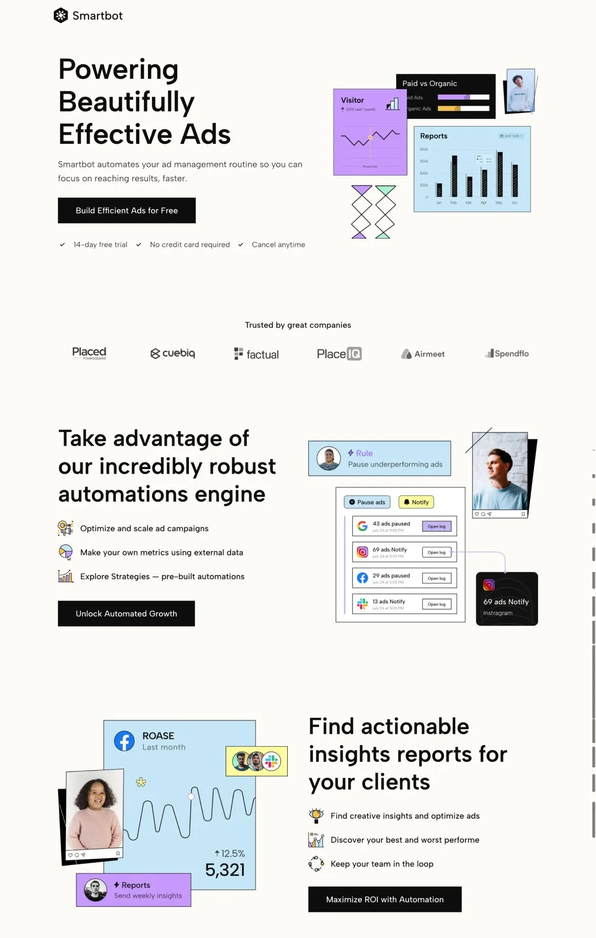 Smartbot - Ad Management Signup Page