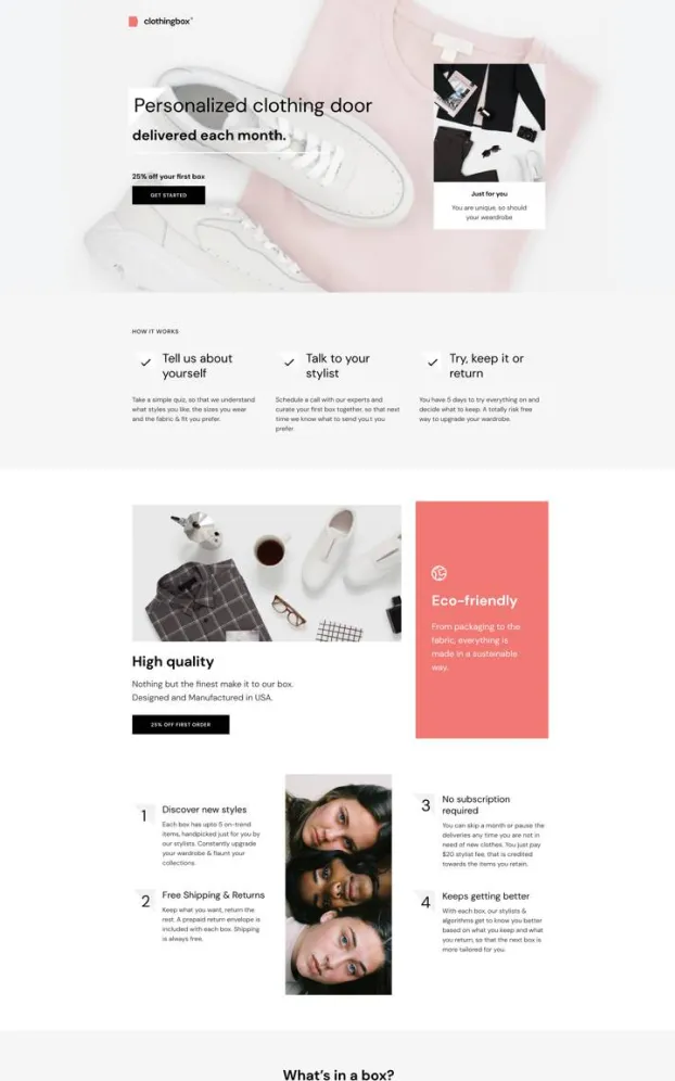 Clothing Subscription Box