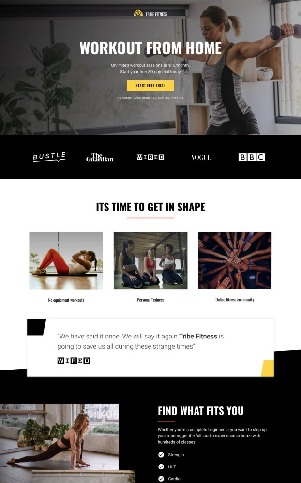 Landing Page Templates Swipe Pages