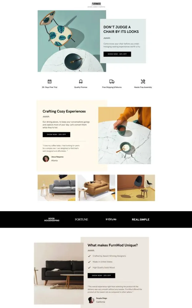 Furniture - Clickthrough