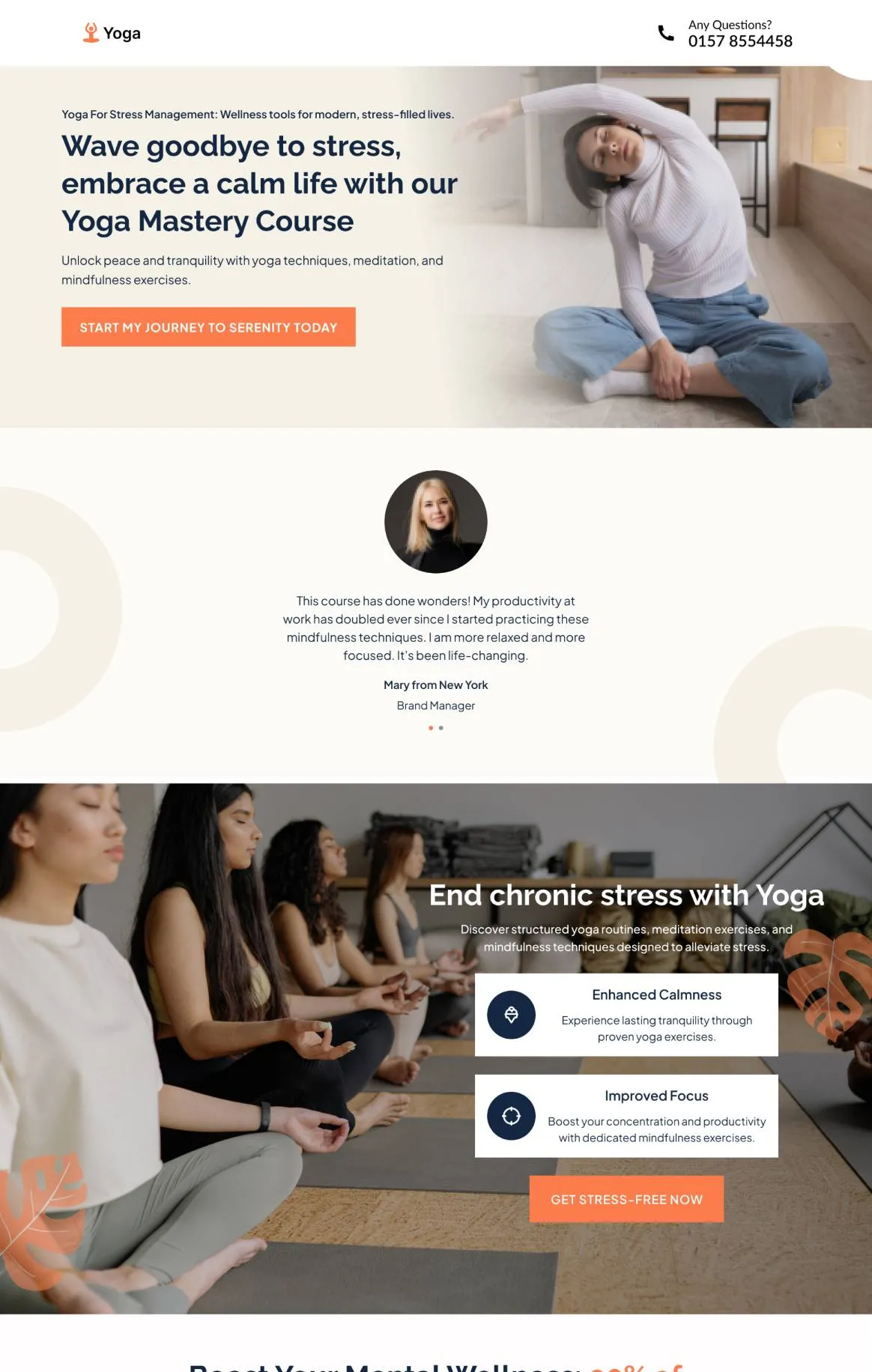 Health & Wellness with Yoga