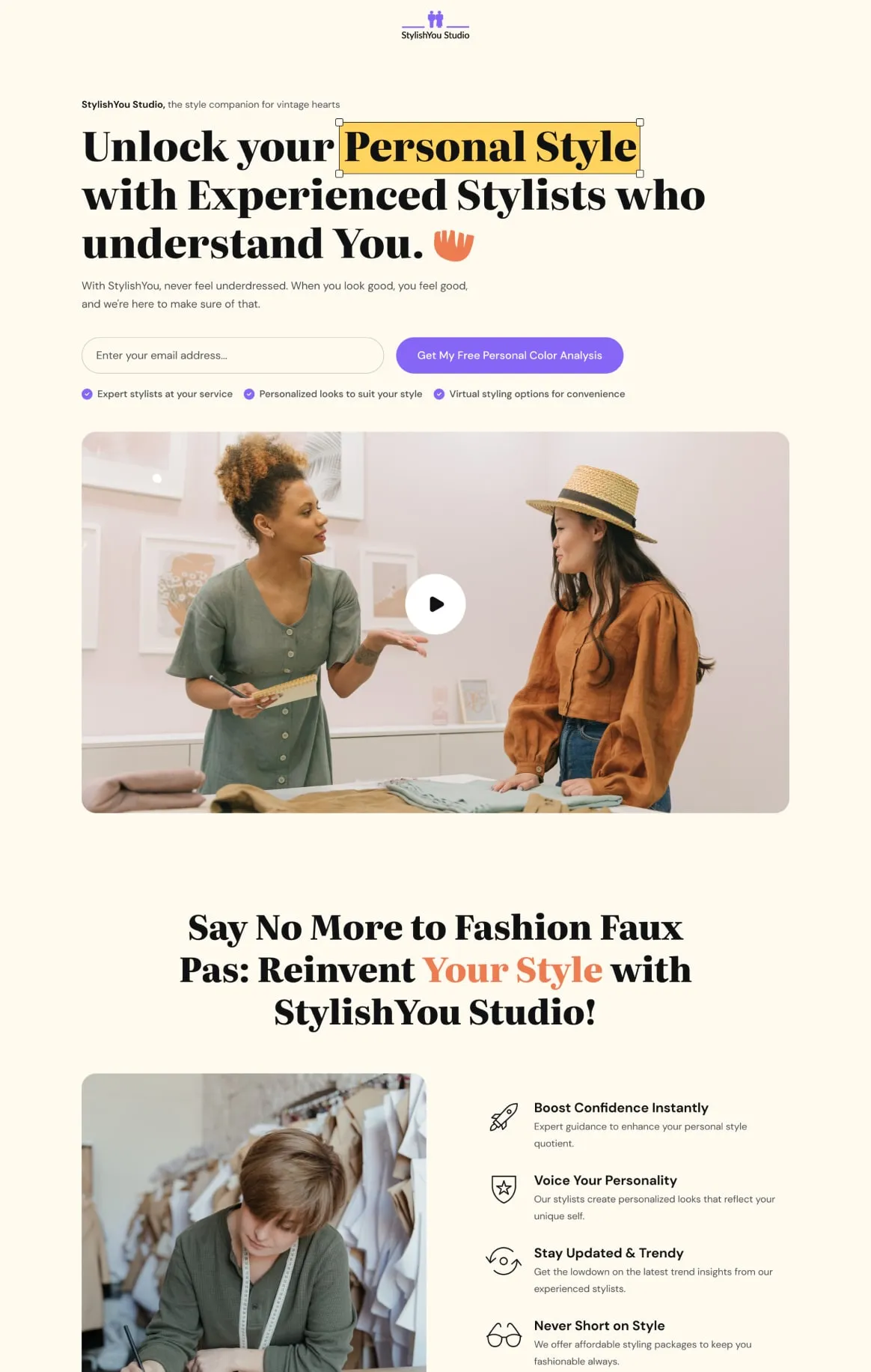 Fashion Stylist Consultation