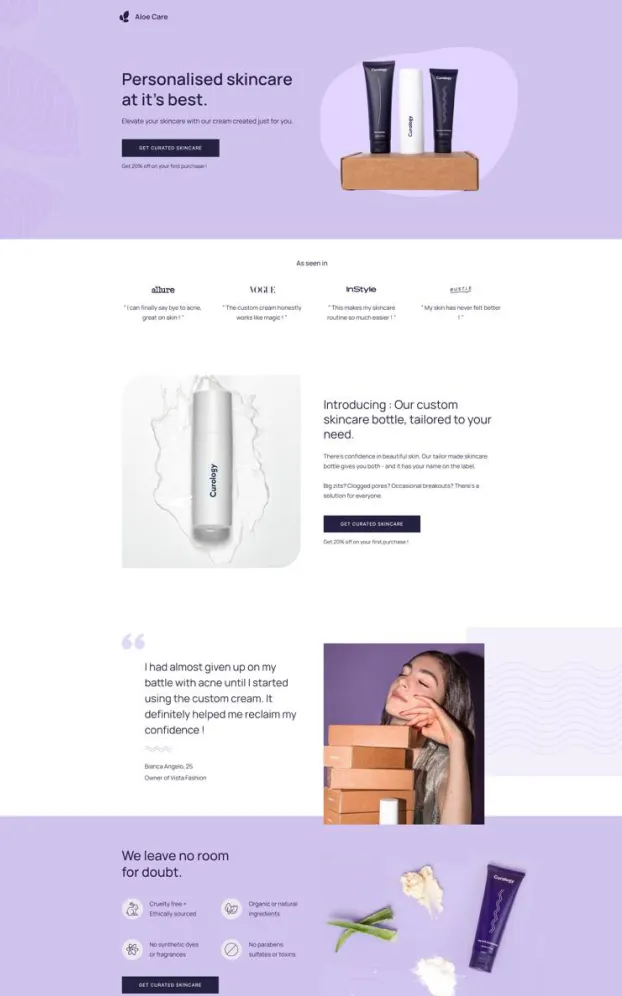 Skincare - Clickthrough