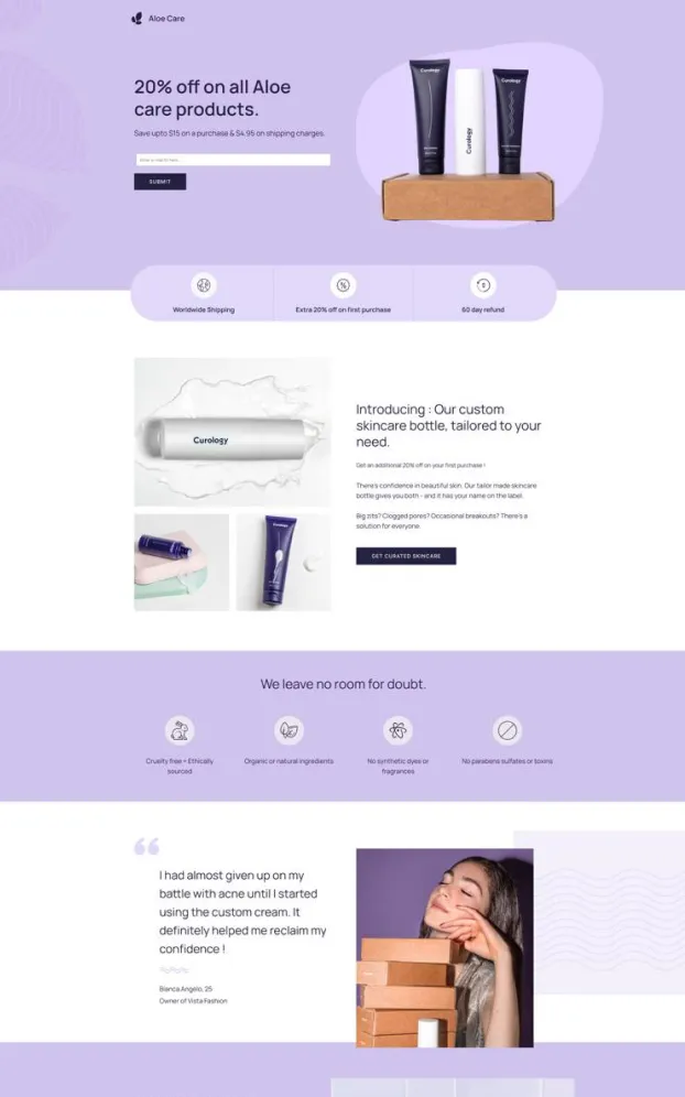 Skincare - lead-generation