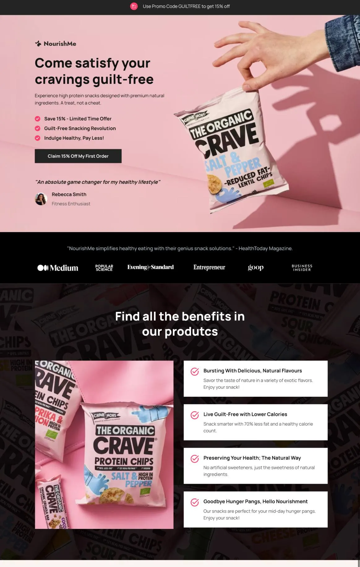 Nourishme Organic Snacks