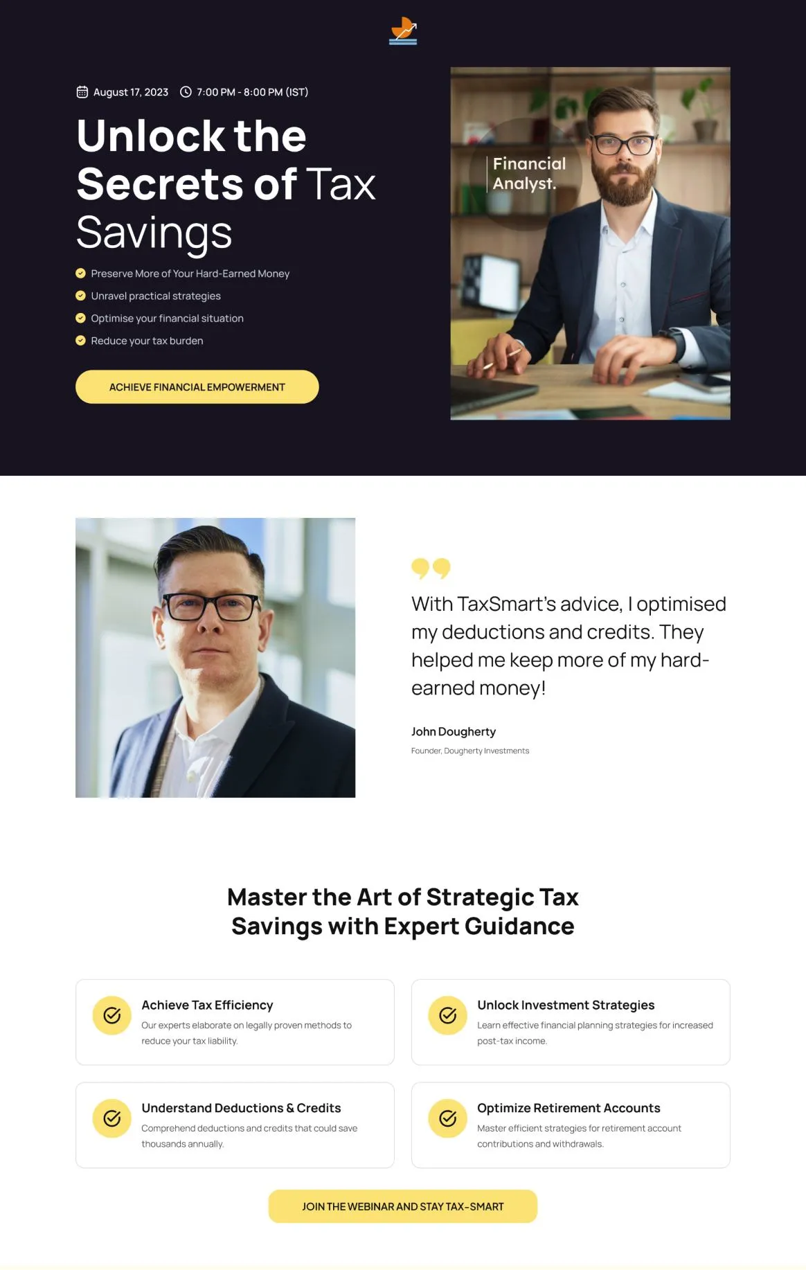 Tax Saving Webinar