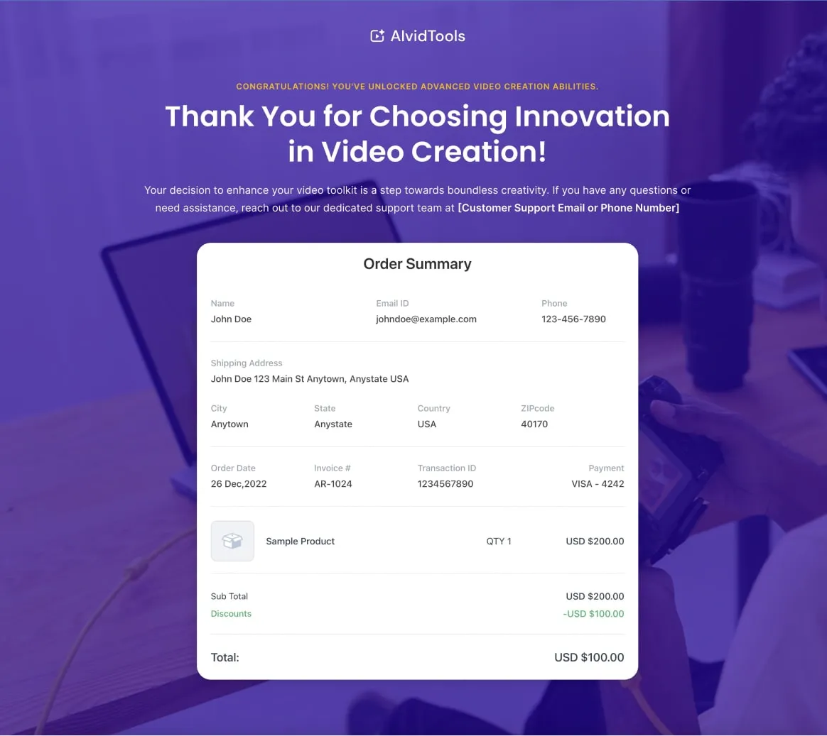 Ai Video Tools Course Thankyou