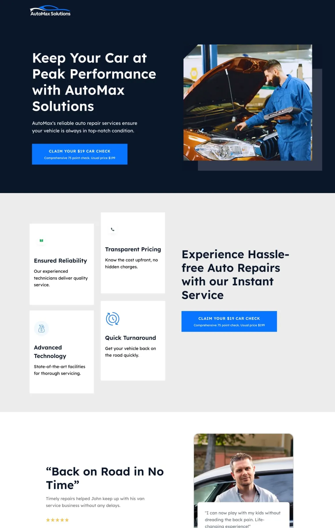 Automobile Services Funnel Sales