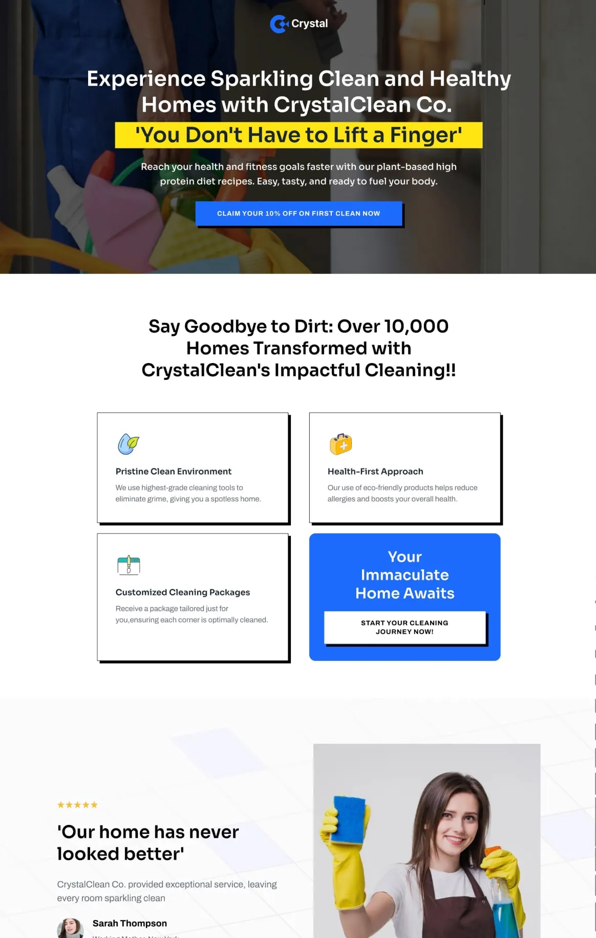 Cleaning Services Funnel Lead Optin