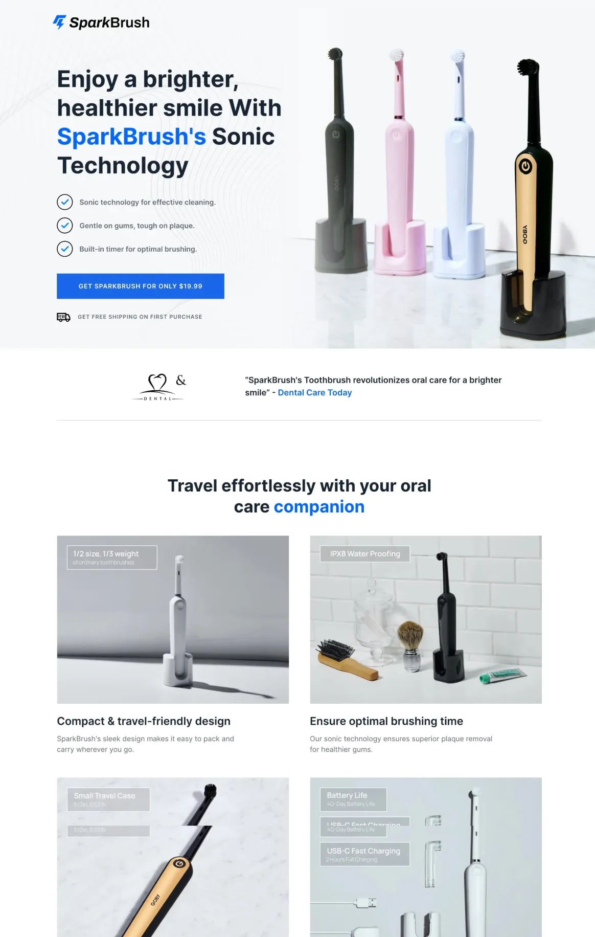 Electric Toothbrush Funnel Sales