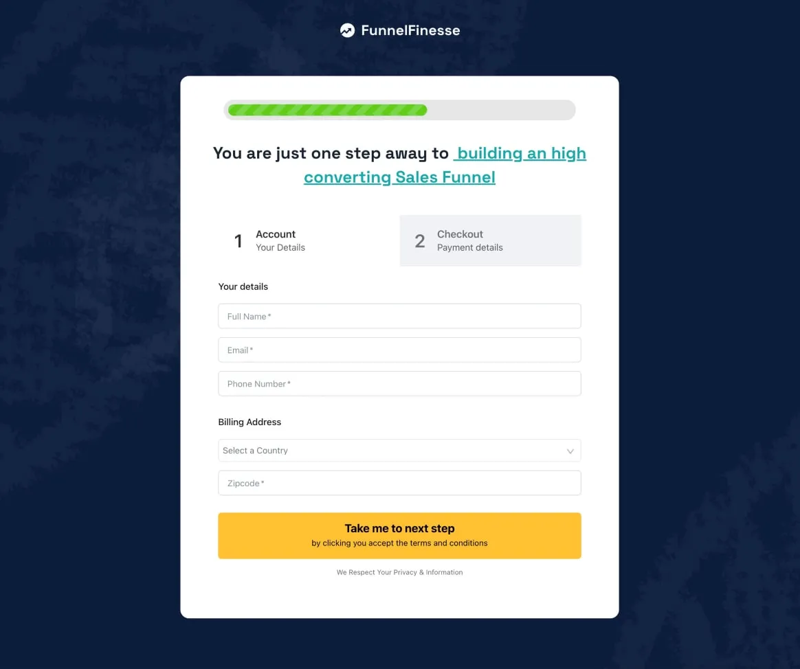 Funnel Checklist Order