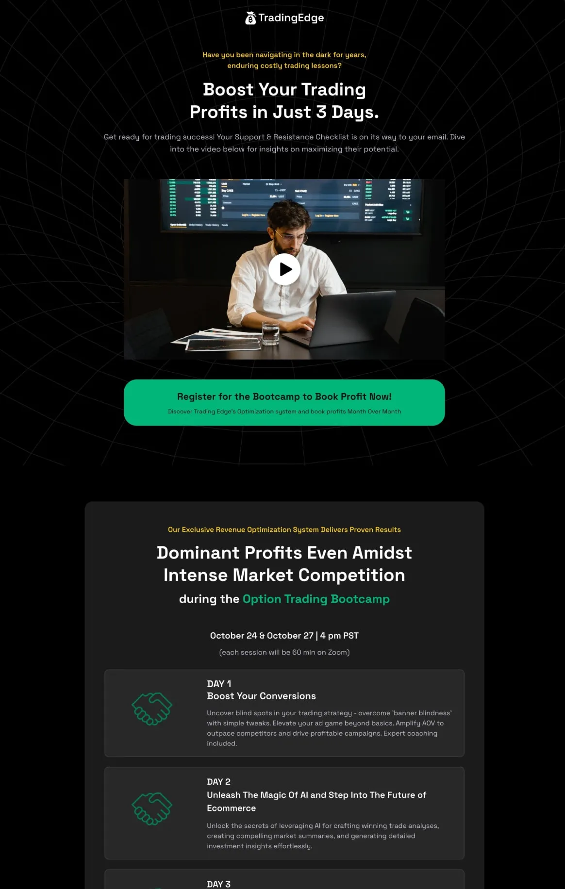 Option Trading Funnel Sales