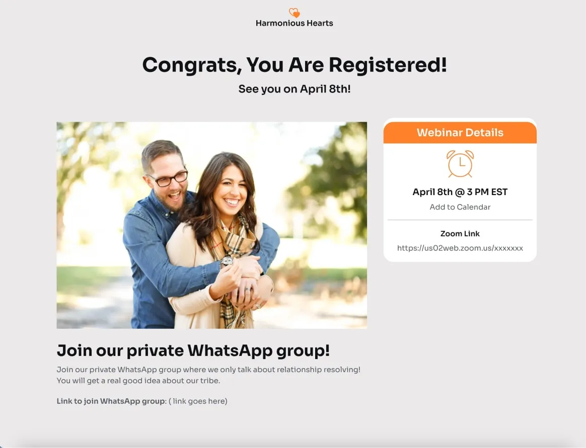 Relationship Webinar Thankyou