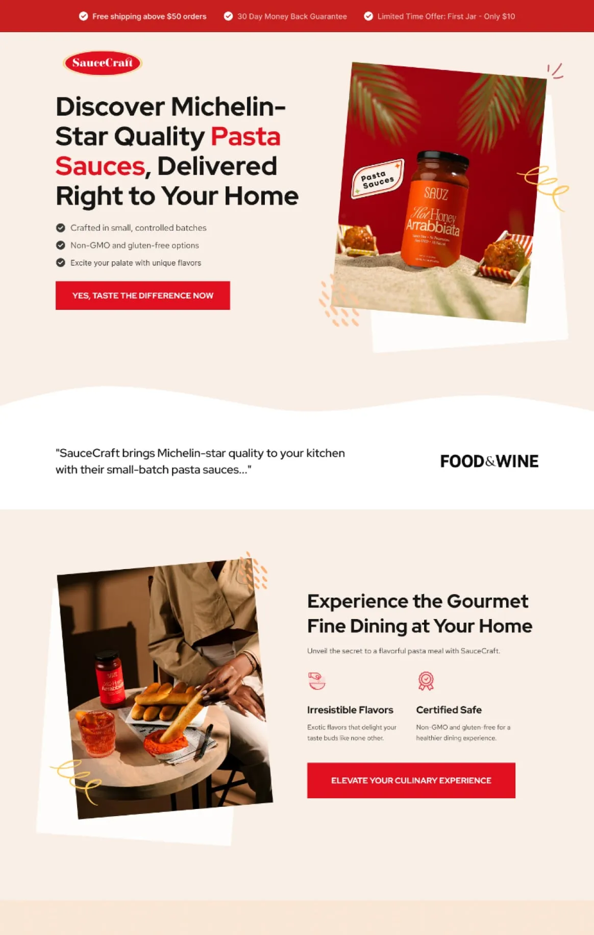Sauce Funnel Sales