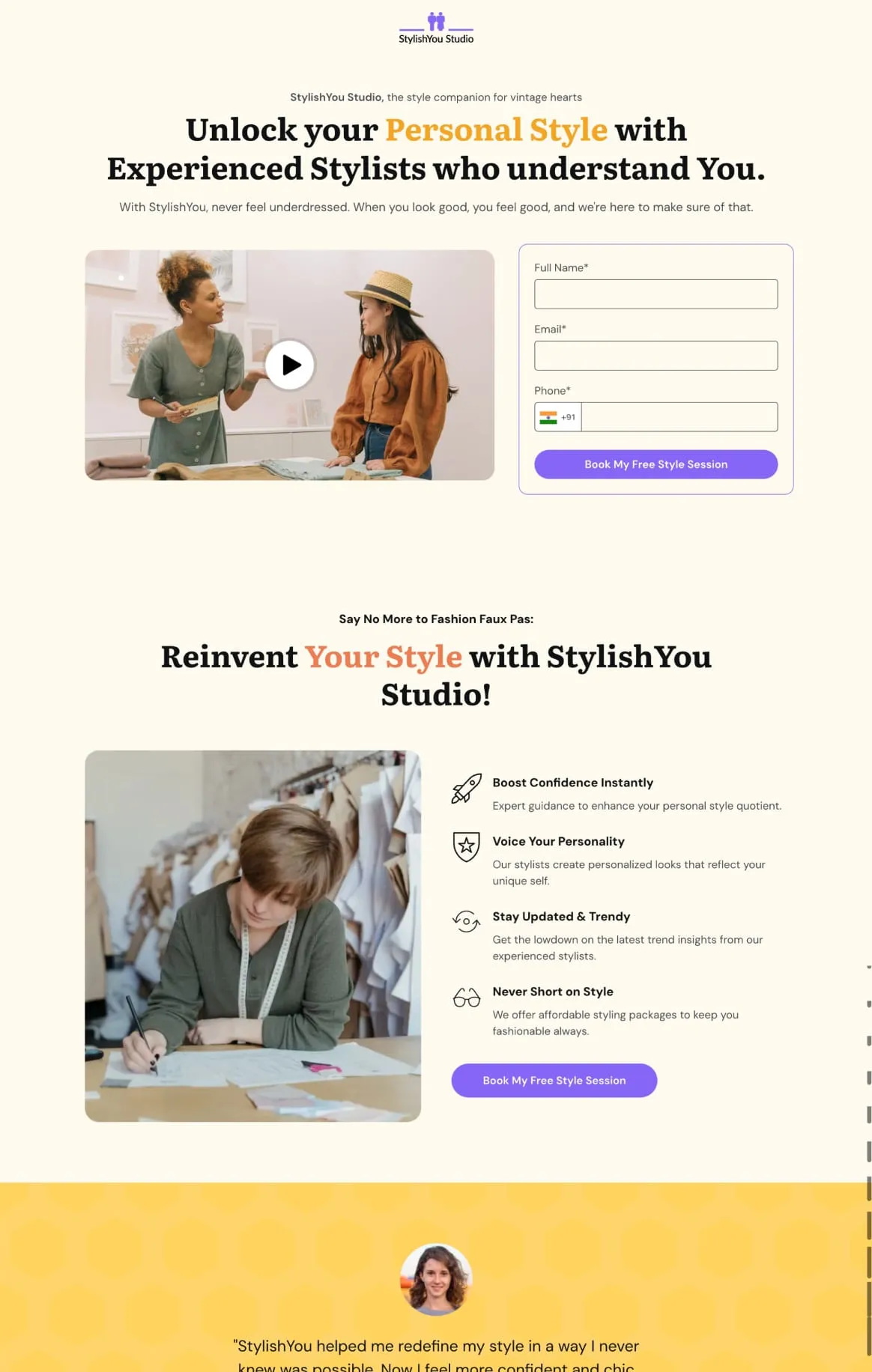 Stylish You Funnel Lead Optin