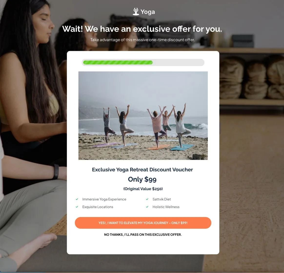 Yoga Mastery Course Funnel Upsell